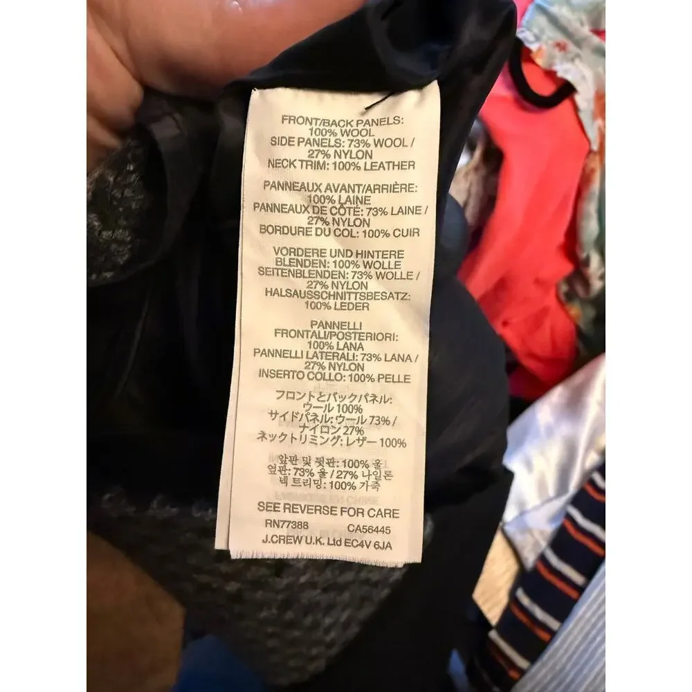 Black and Grey Dress By J. Crew Size 2